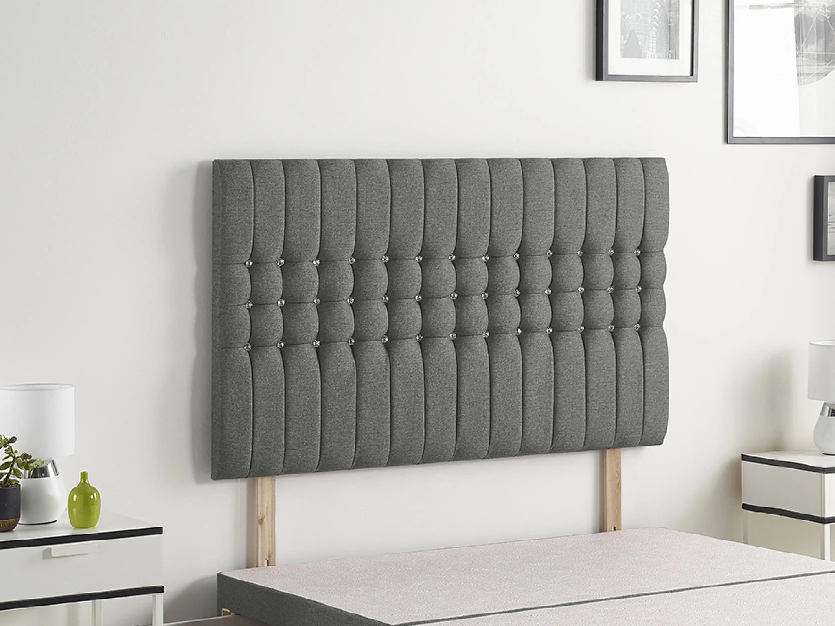 Next Divan Ziggy Divan base bed  headboard